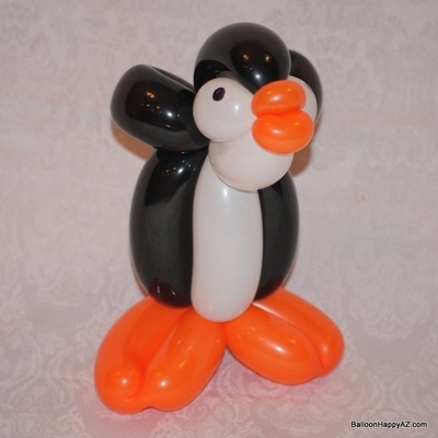 penguin balloon sculpting